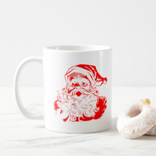 Weihnachtsmann Rot und Weiß Weihnachten Kaffeetasse