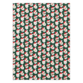 Weihnachtsmann Rote grüne Haut Tone Weihnachten Tischdecke (Vorderseite)