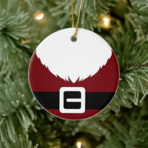 Weihnachtsmann Roter Anzug Jacket und Gürtel