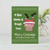 Weihnachtsmann Rough Year Frohe Weihnachten (Stehend Vorderseite)