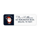 Weihnachtsmann-Rücksendeadresse (Vorne)