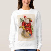 Weihnachtsmann ruft Feiertag Sweatshirt (Vorderseite)