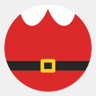 Weihnachtsmann Runder Aufkleber