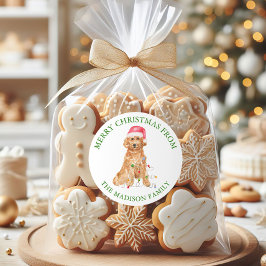 Weihnachtsmann Runder Aufkleber