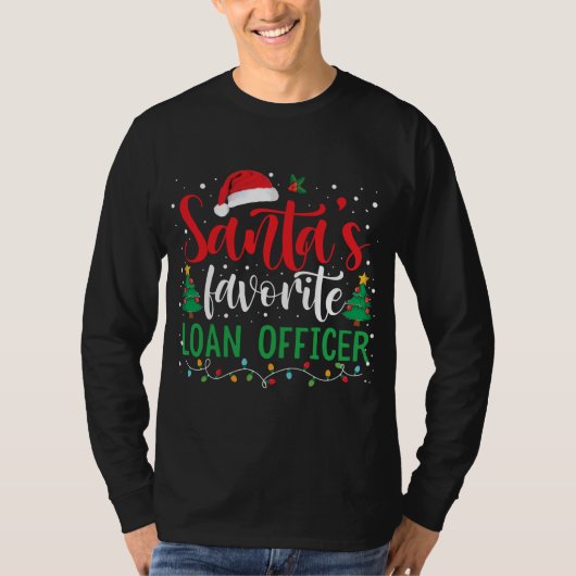 Weihnachtsmann_s Lieblings-Kreditreferentin Weihna T-Shirt (Vorderseite)