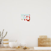 Weihnachtsmann - sagen Sie einfach gehen Poster (Küche)
