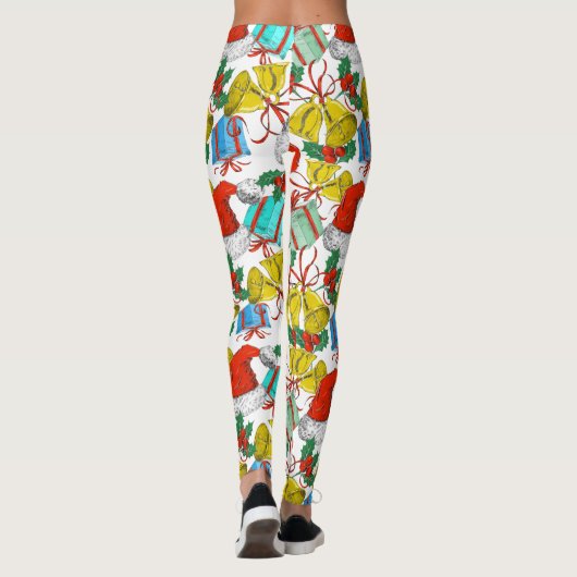 Weihnachtsmann-Sammlung Leggings (Rückseite)