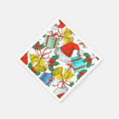 Weihnachtsmann-Sammlung Serviette (Ecke)