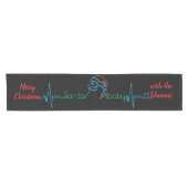 Weihnachtsmann Santa Baby Personalisieren 35,5 x 1 Kurzer Tischläufer (Horizontal)