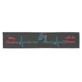 Weihnachtsmann Santa Baby Personalisieren 35,5 x 1 Kurzer Tischläufer