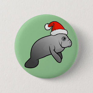 Weihnachtsmann Santa Button