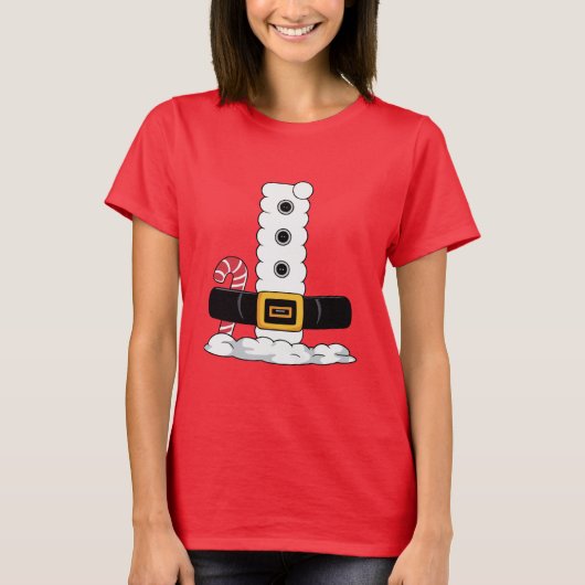 Weihnachtsmann Santa Claus Anzug Geschenk T-Shirt (Vorderseite)