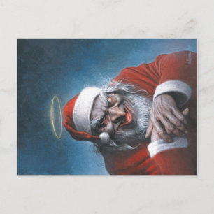 Weihnachtsmann Santa Claus von Sebastian Krüger Postkarte