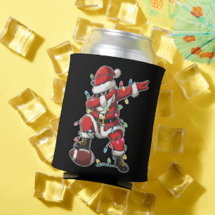 Weihnachtsmann Santa Dabbing Fußballspieler Xmas F Dosenkühler