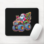 Weihnachtsmann Santa fährt lustiger Weihnachten Mo Mousepad (Mit Mouse)