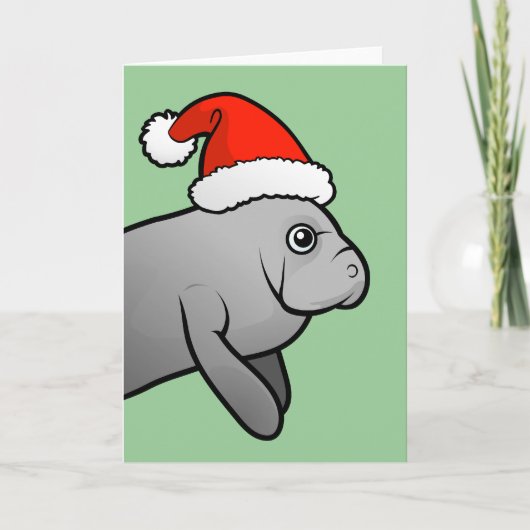 Weihnachtsmann Santa Feiertagskarte (Vorderseite)