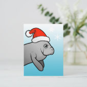 Weihnachtsmann Santa Feiertagspostkarte (Stehend Vorderseite)