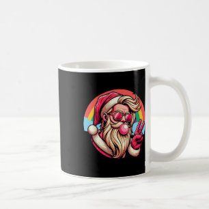 Weihnachtsmann Santa Frieden Rosa Xmas Bubble Gum Kaffeetasse