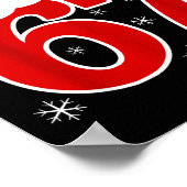 Weihnachtsmann Santa Hut Six Seven 6 7 67 Meme Gen Poster (Ecke)