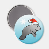 Weihnachtsmann Santa Magnet (Vorderseite/Rückseite)