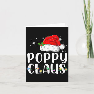 Weihnachtsmann Santa Weihnachten passende Familie  Karte
