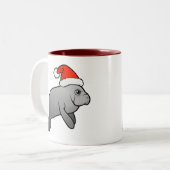 Weihnachtsmann Santa Zweifarbige Tasse (Vorderseite Links)