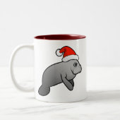 Weihnachtsmann Santa Zweifarbige Tasse (Links)