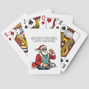 Weihnachtsmann Scheidung Sorgerecht Humor Lustig W Spielkarten