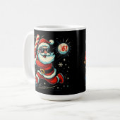 Weihnachtsmann schimpft über das 6-7 Weihnachts-Me Kaffeetasse (Vorderseite Links)