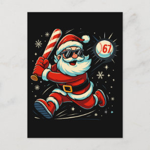Weihnachtsmann schimpft über das 6-7 Weihnachts-Me Postkarte