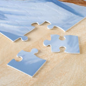 Weihnachtsmann-Schlitten Frohe Weihnachten Puzzle (Seite)