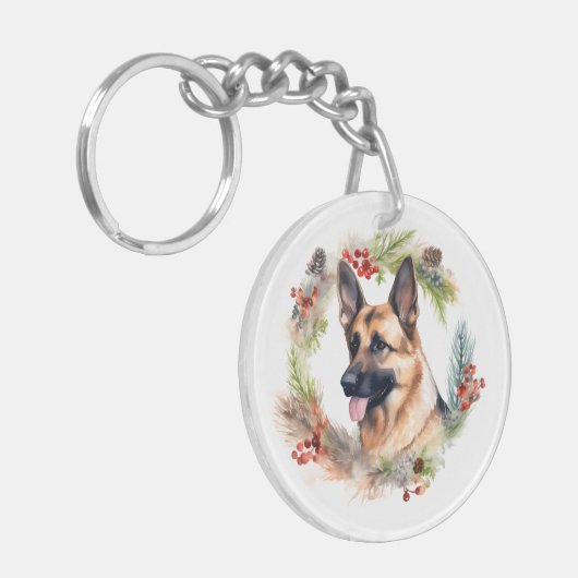 Weihnachtsmann Schlüsselanhänger (Vorderseite links)