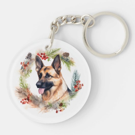 Weihnachtsmann Schlüsselanhänger (Rückseite)