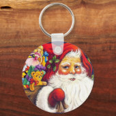 Weihnachtsmann Schlüsselanhänger (Vorderseite)