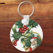 Weihnachtsmann Schlüsselanhänger (Vorderseite)