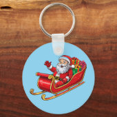 Weihnachtsmann Schlüsselanhänger (Vorderseite)