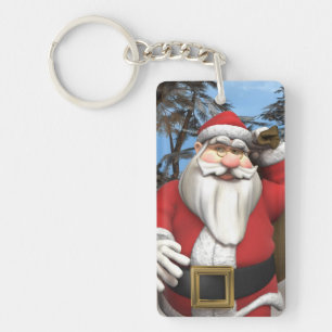 Weihnachtsmann Schlüsselanhänger