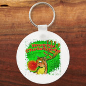 Weihnachtsmann Schlüsselanhänger (Vorderseite)