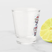 Weihnachtsmann Schnapsglas (Links)