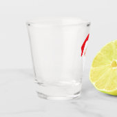 Weihnachtsmann Schnapsglas (Links)