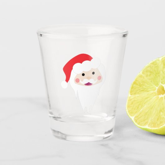 Weihnachtsmann Schnapsglas (Vorderseite)