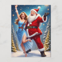 ❄️ Weihnachtsmann & Schneekönigin Festlicher Glanz