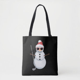 Weihnachtsmann Schneemann Golfball Weihnachten Gol Tasche