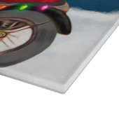 Weihnachtsmann Schneidebrett (Ecke)