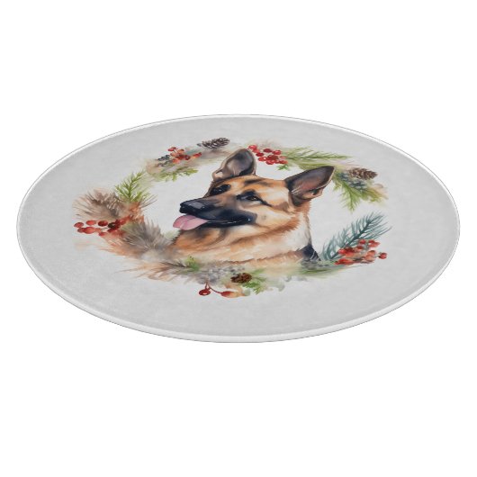 Weihnachtsmann Schneidebrett (Ecke)