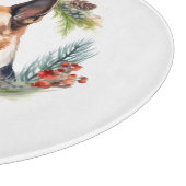 Weihnachtsmann Schneidebrett (Ecke)