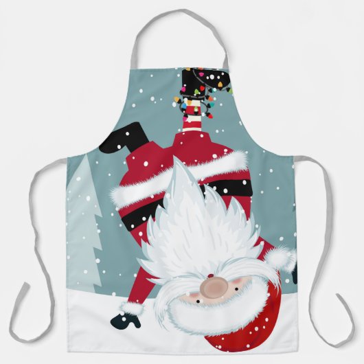 Weihnachtsmann Schürze (Vorderseite)