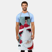 Weihnachtsmann Schürze (Getragen)