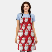 Weihnachtsmann Schürze (Getragen)