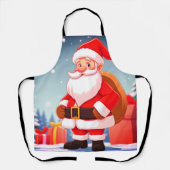 WEIHNACHTSMANN SCHÜRZE (Vorderseite)